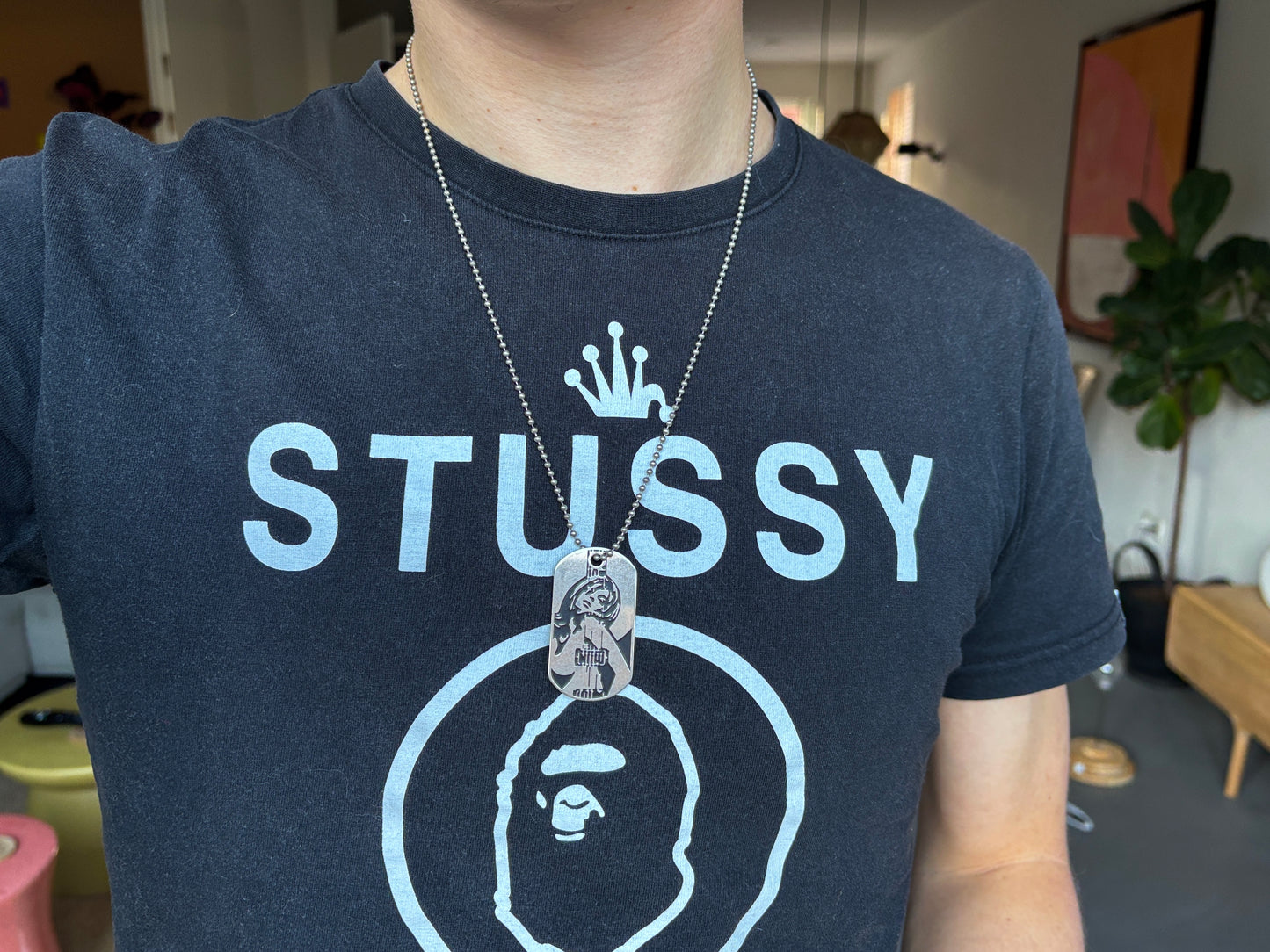 HYSTERIC GLAMOUR GUITAR GIRL NECKLACE