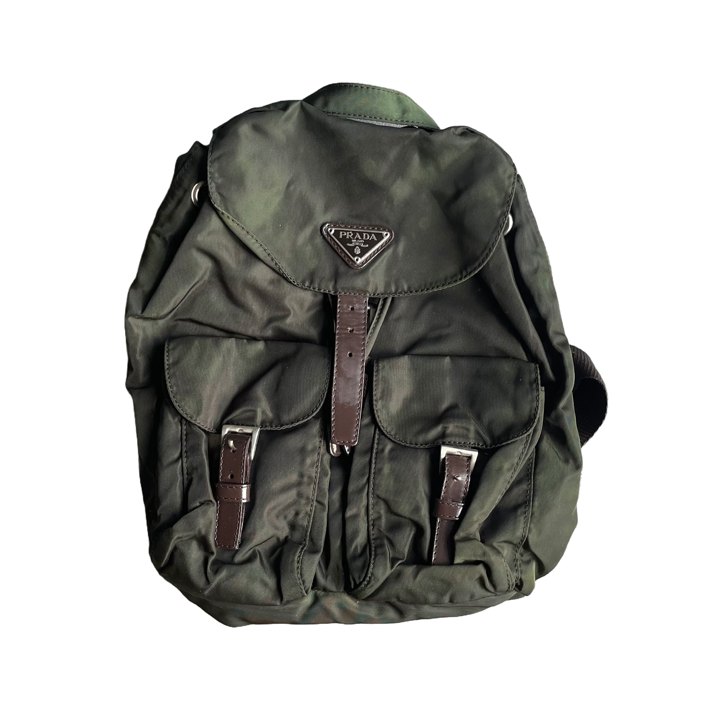 ZAINO PRADA VERDE PICCOLO