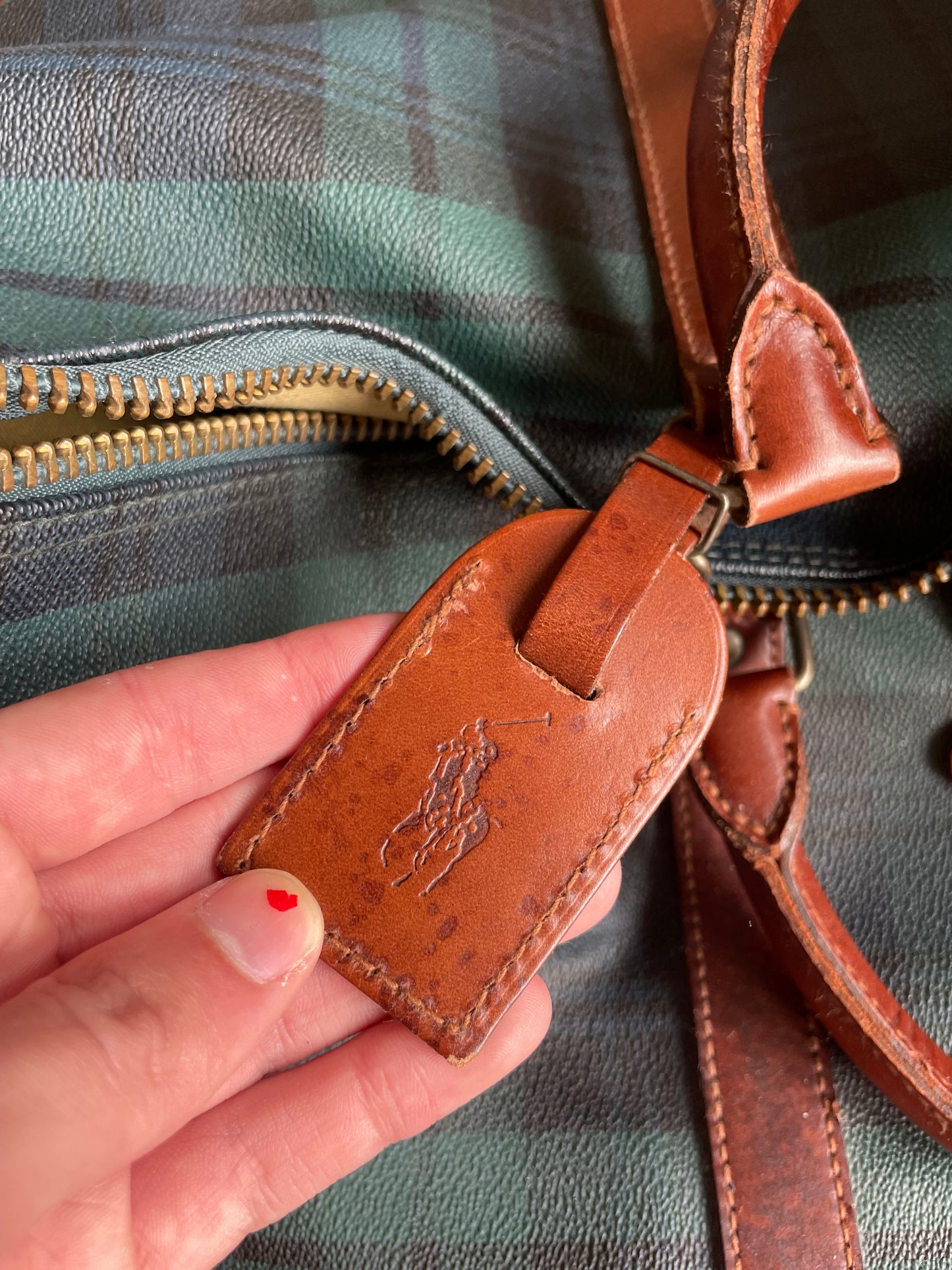 SAC DE VOYAGE RALPH LAUREN VERT 50