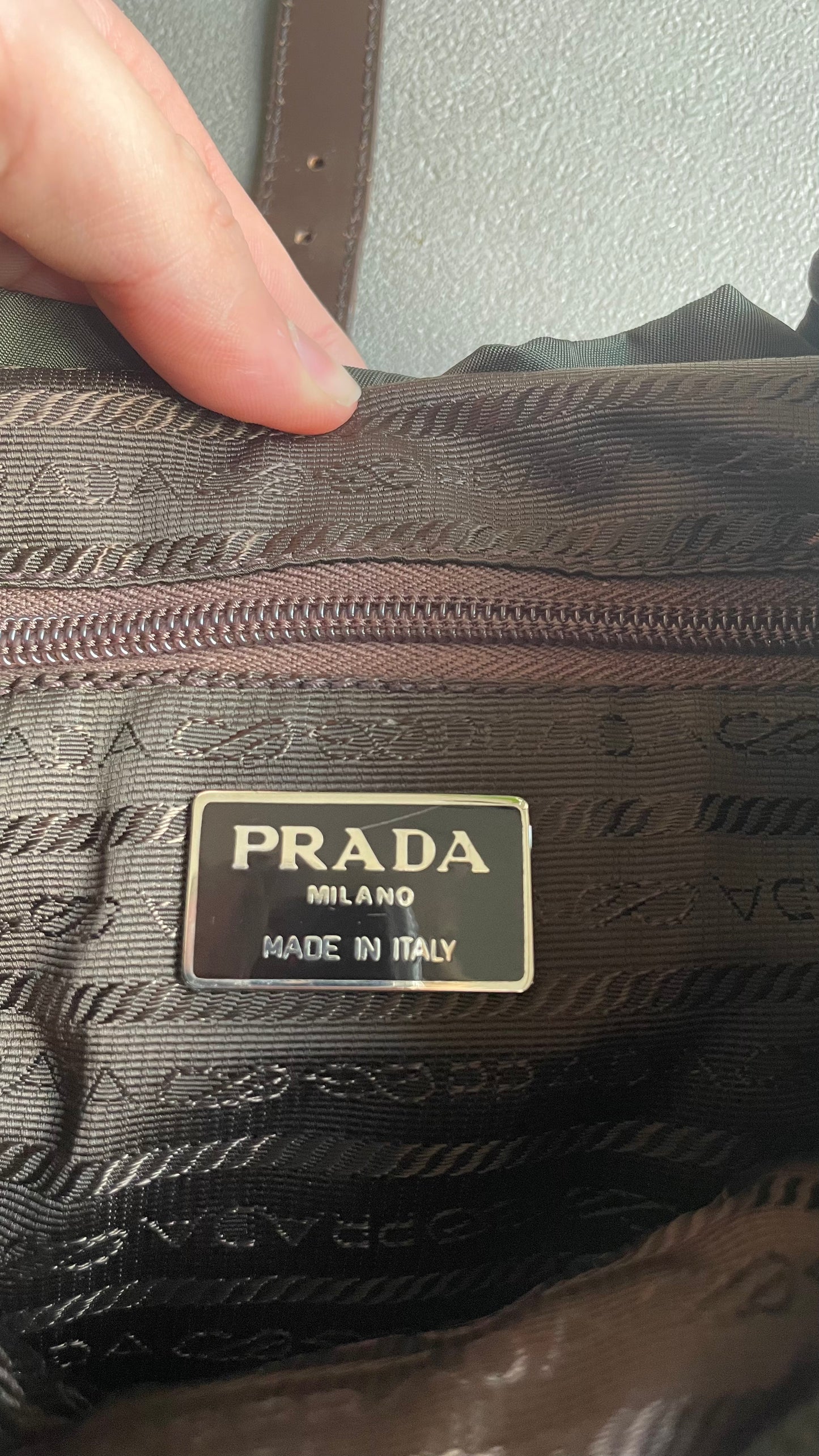 ZAINO PRADA VERDE PICCOLO