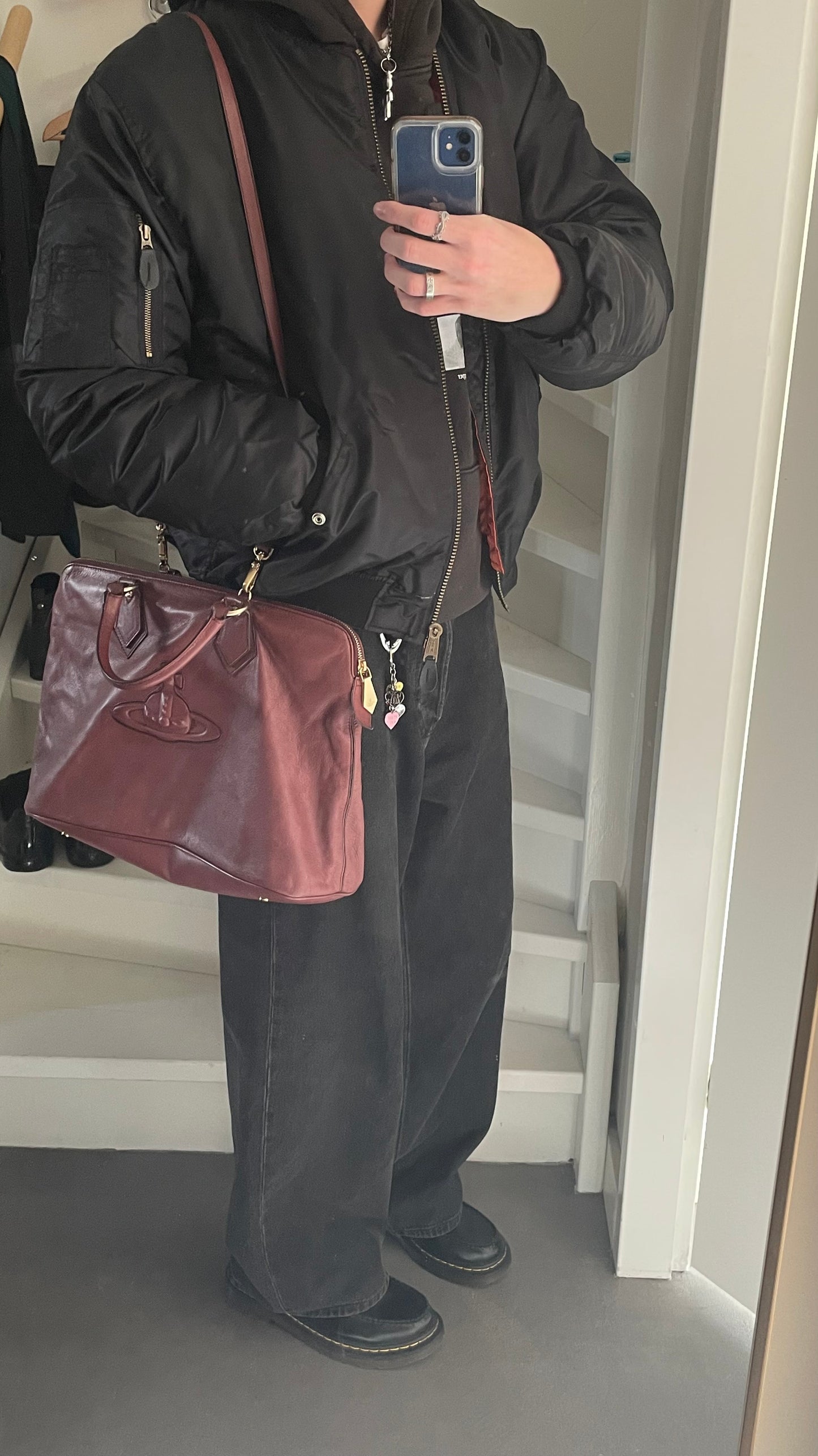 VIVIENNE WESTWOOD LEATHER BAG