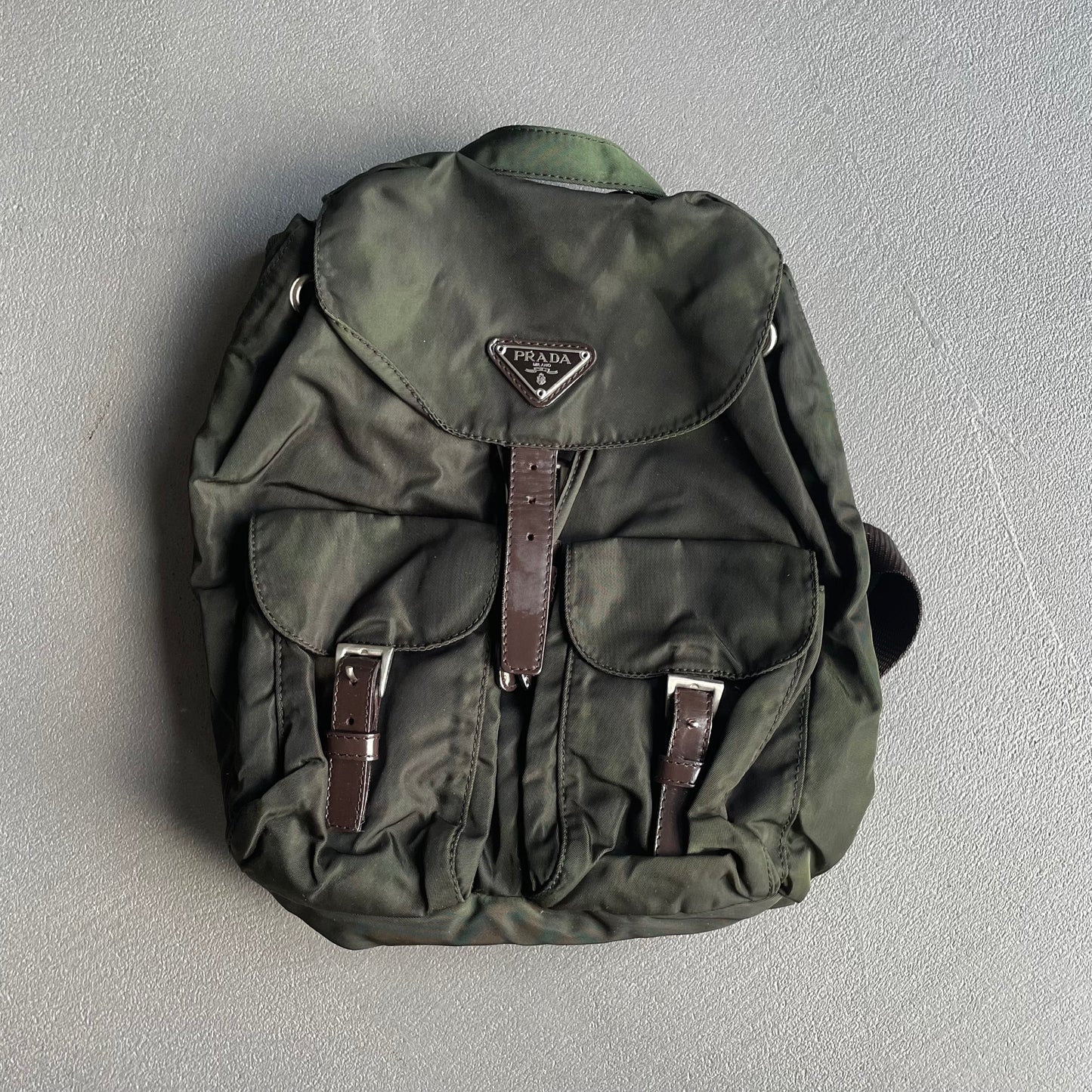 ZAINO PRADA VERDE PICCOLO
