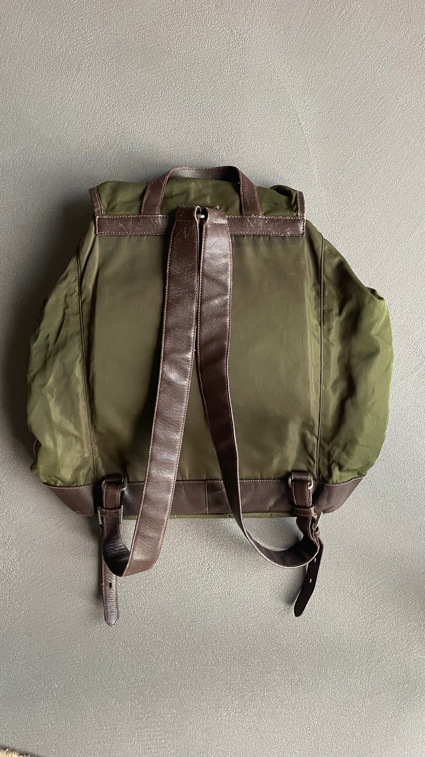 ZAINO GRANDE VERDE PRADA