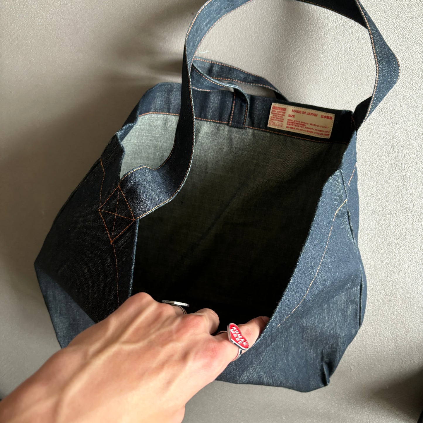 SAC FOURRE-TOUT EVISU INDIGO