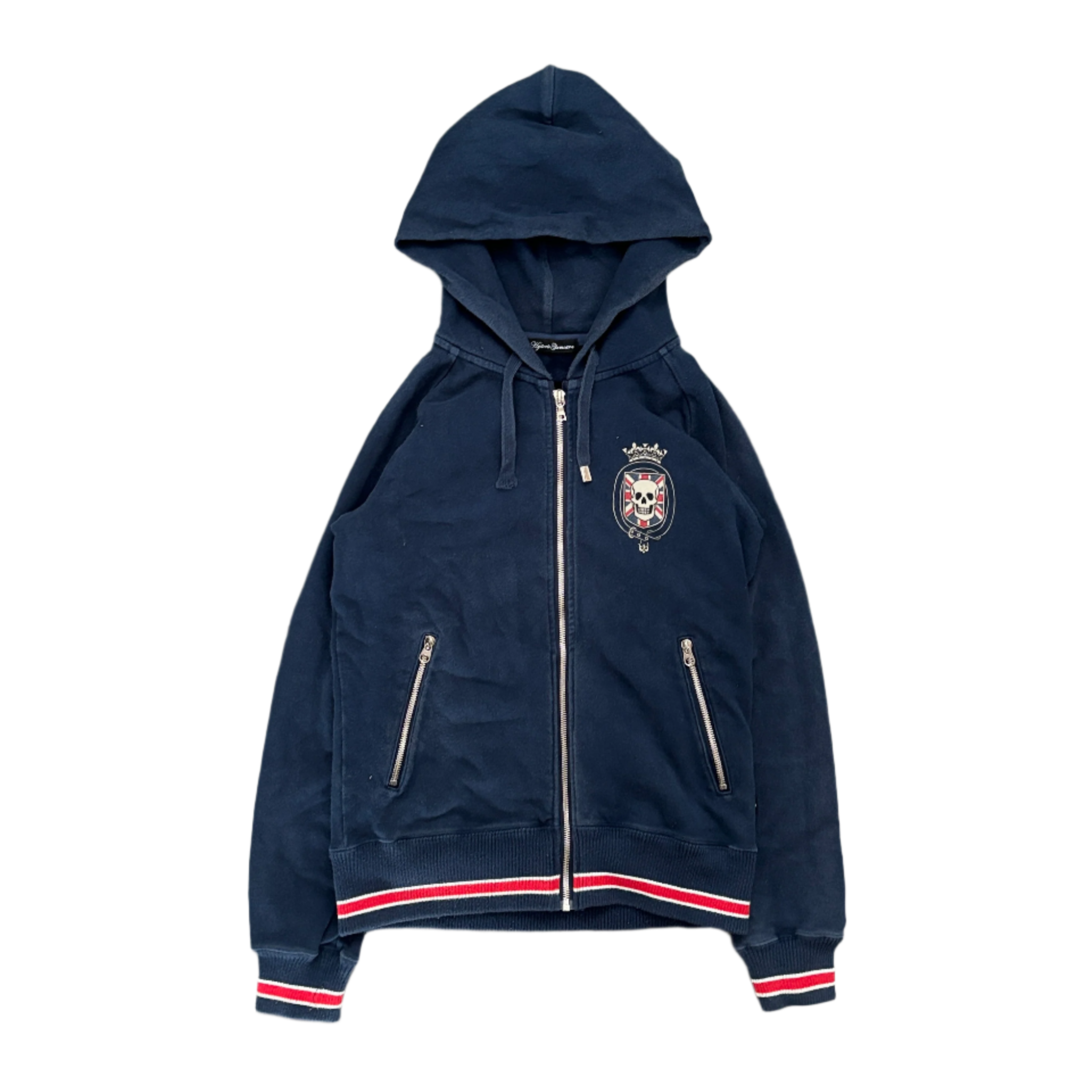 HYSTERIC GLAMOUR ZIP-UP HOODIE BLUE [S] – TOMVINTAGE