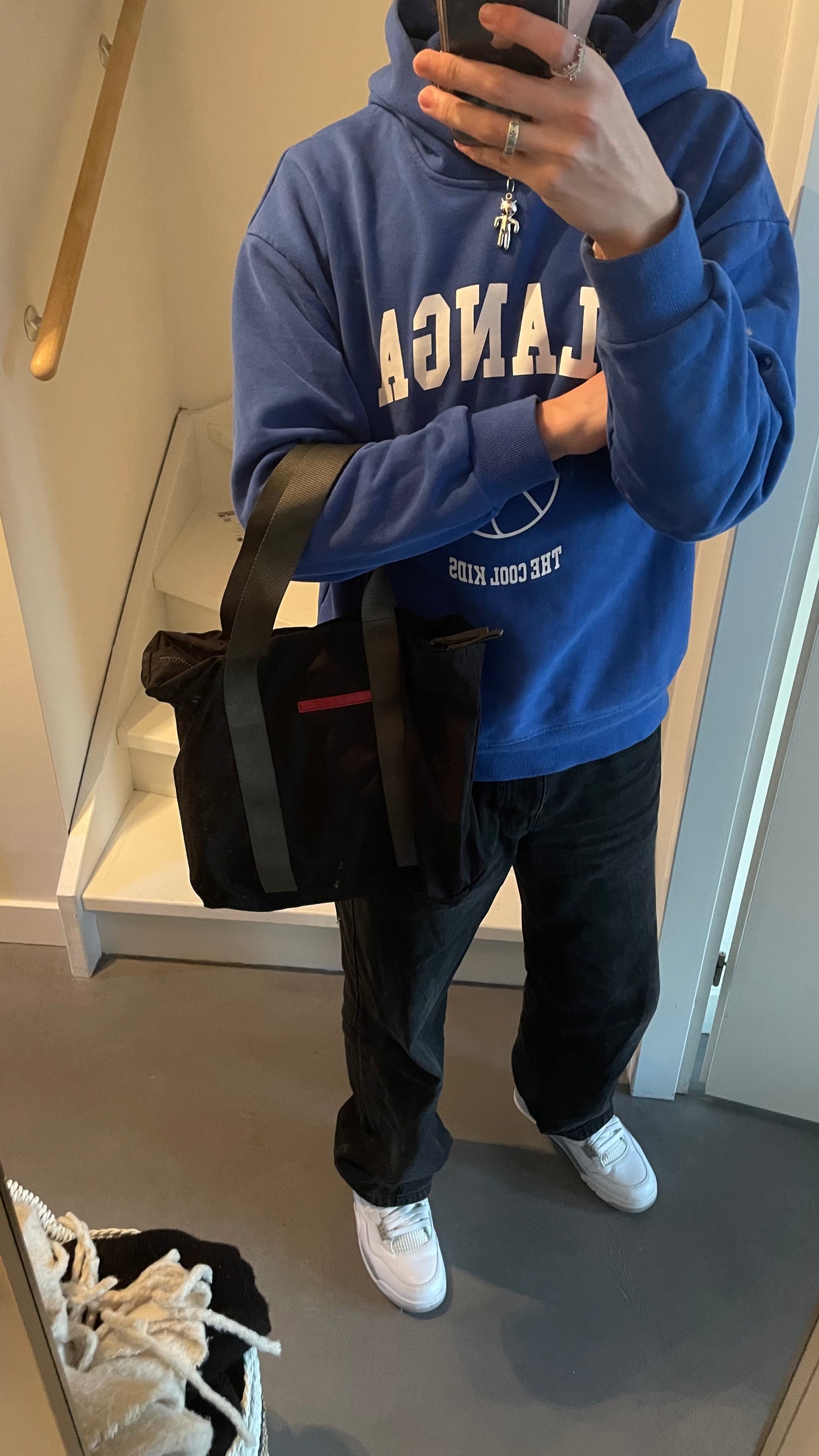 PRADA SPORT BLACK TOTEBAG