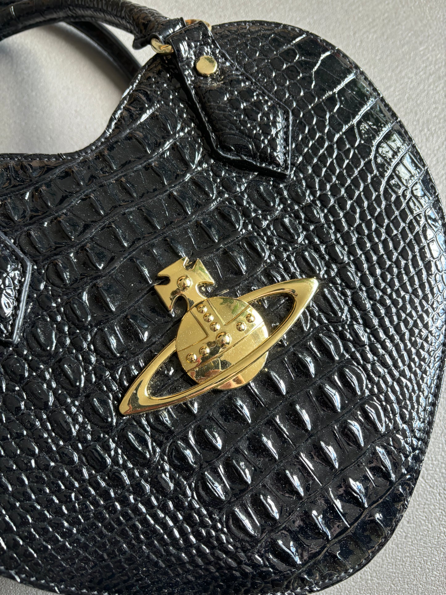 BORSA A CUORE VIVIENNE WESTWOOD NERA