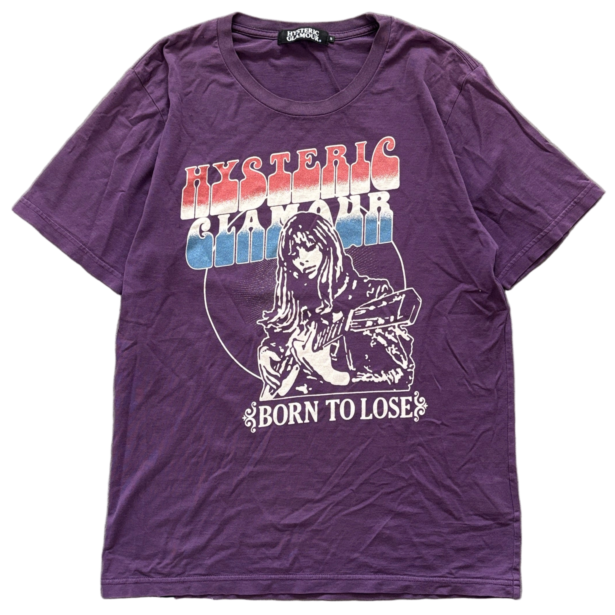 HYSTERIC GLAMOUR BORN TO LOSE PURPLE TEE [S] – TOMVINTAGE