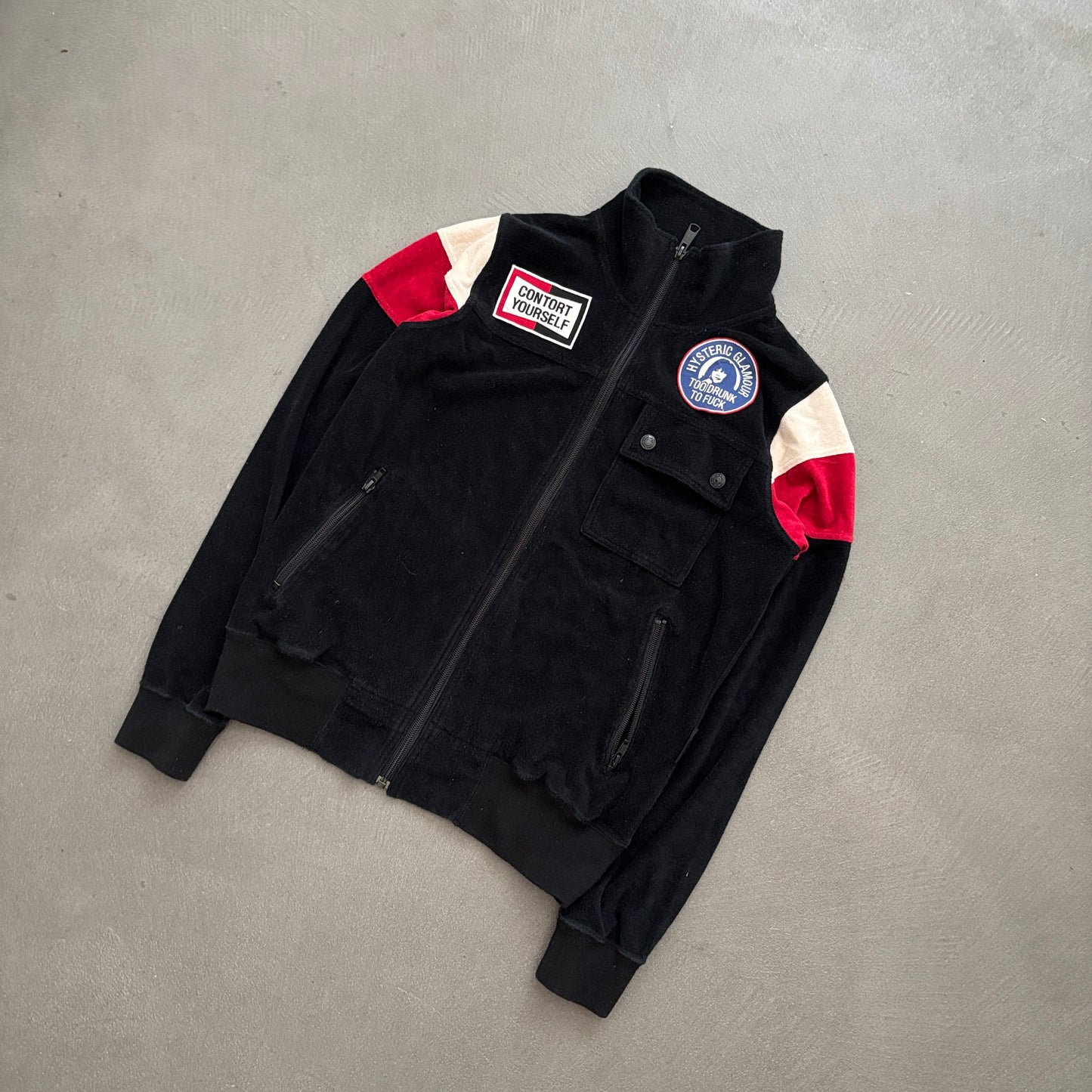 HYSTERIC GLAMOUR TOO DRUNK FLEECE [S]