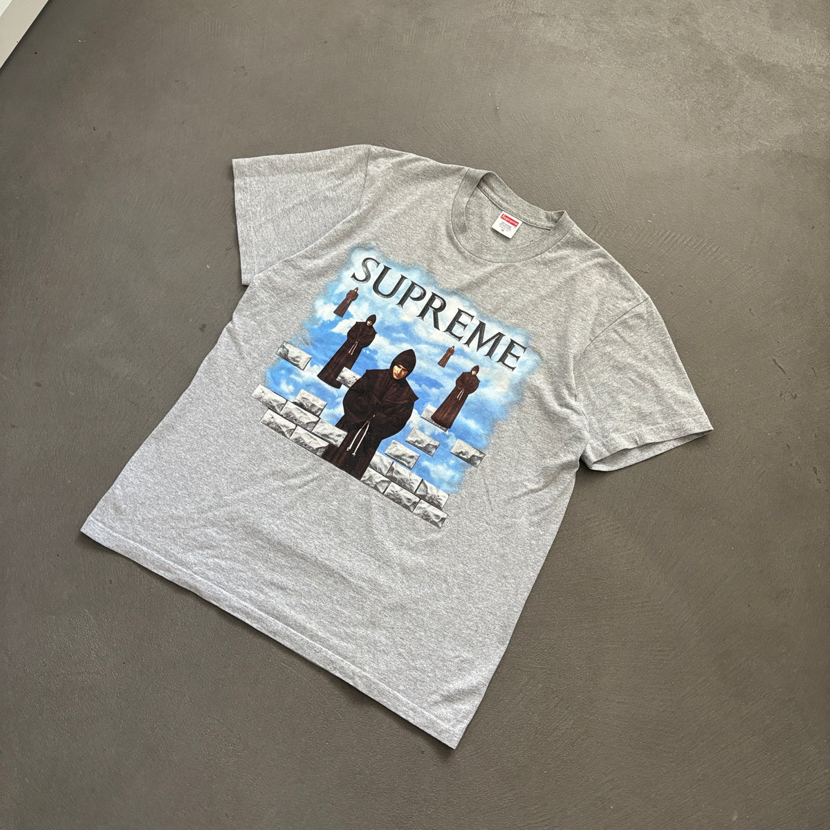 FW19 SUPREME LEVITATION TEE GREY [M]