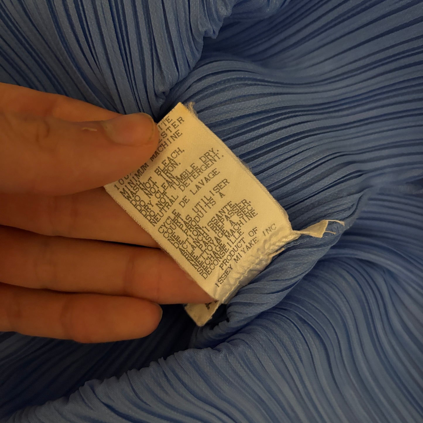 ISSEY MIYAKE PLEATS PLEASE TANKTOP BLUE [M]