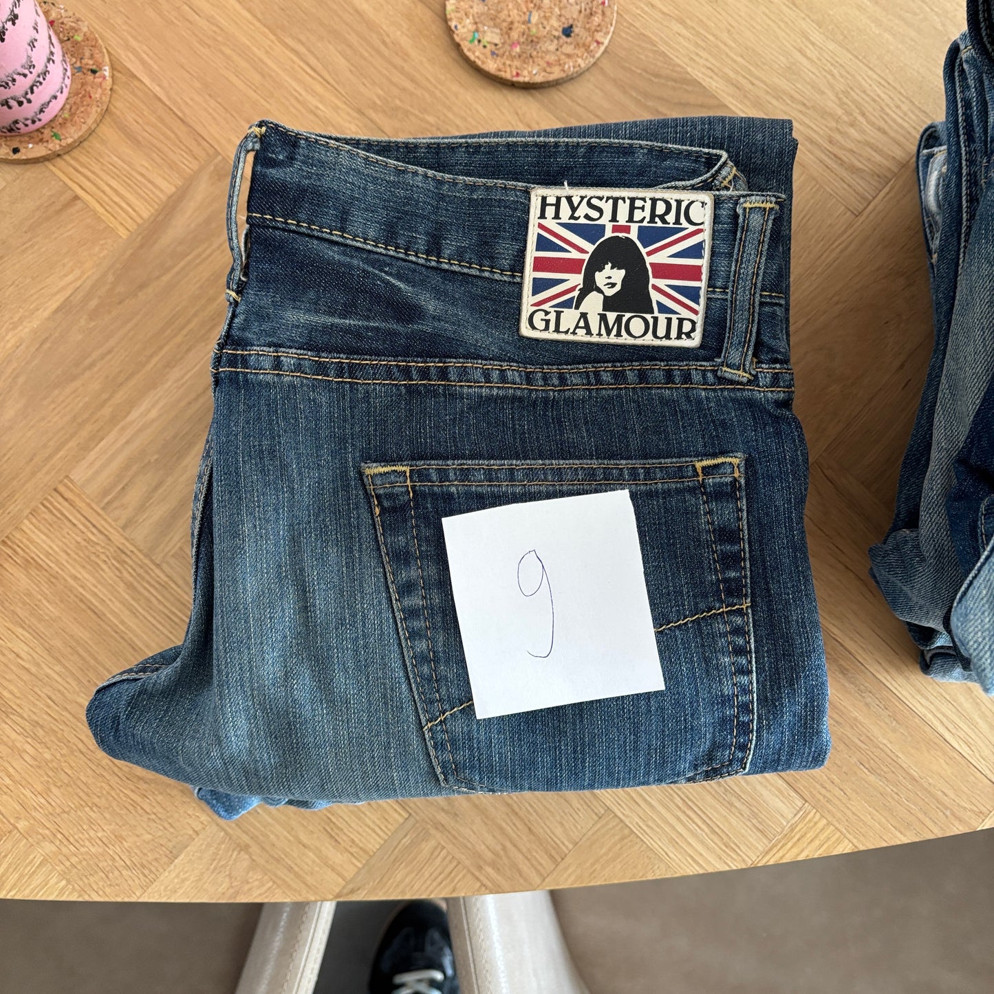 HYSTERIC GLAMOUR STUDDED DENIM #9 [W32]