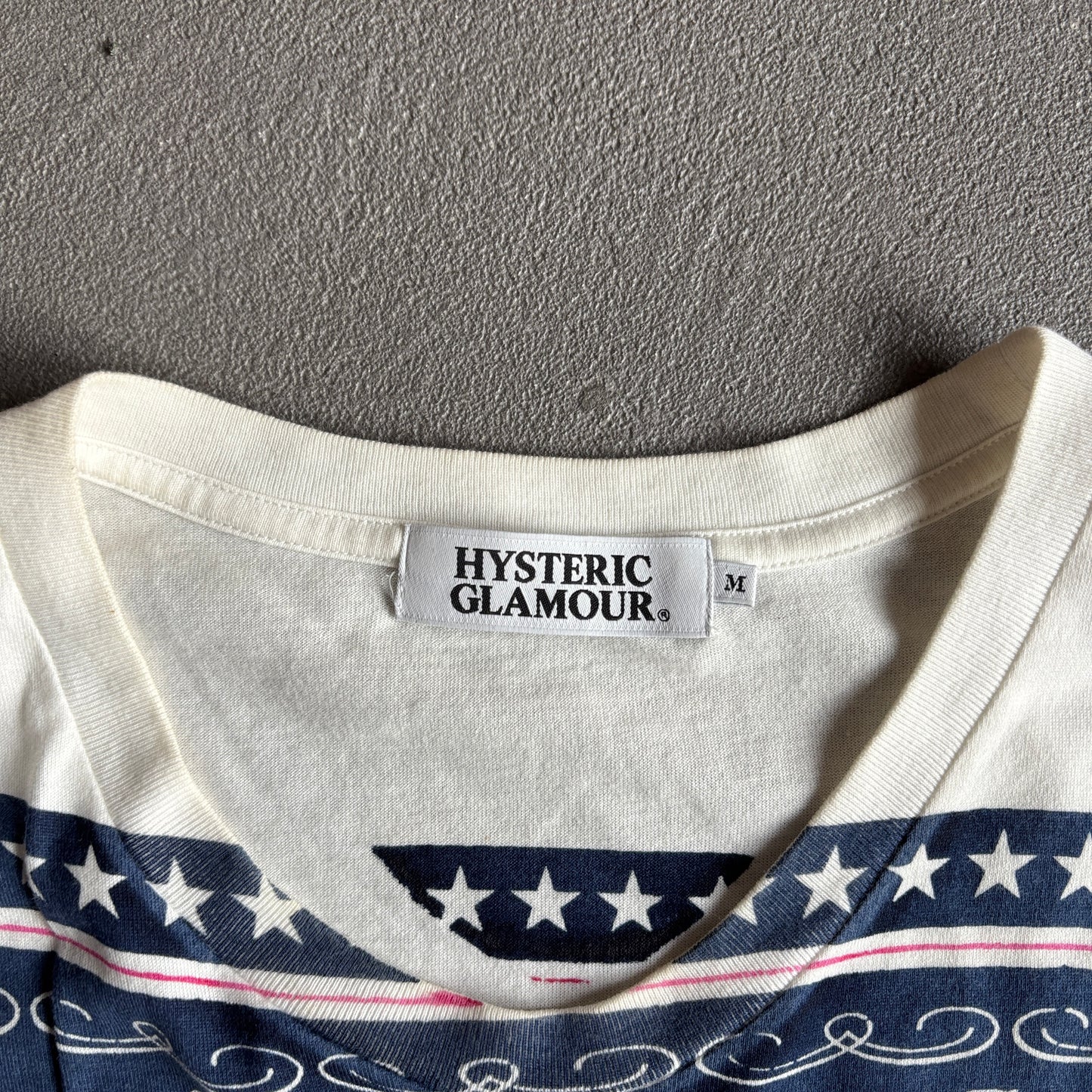 HYSTERIC GLAMOUR CASINO TEE WHITE [M]