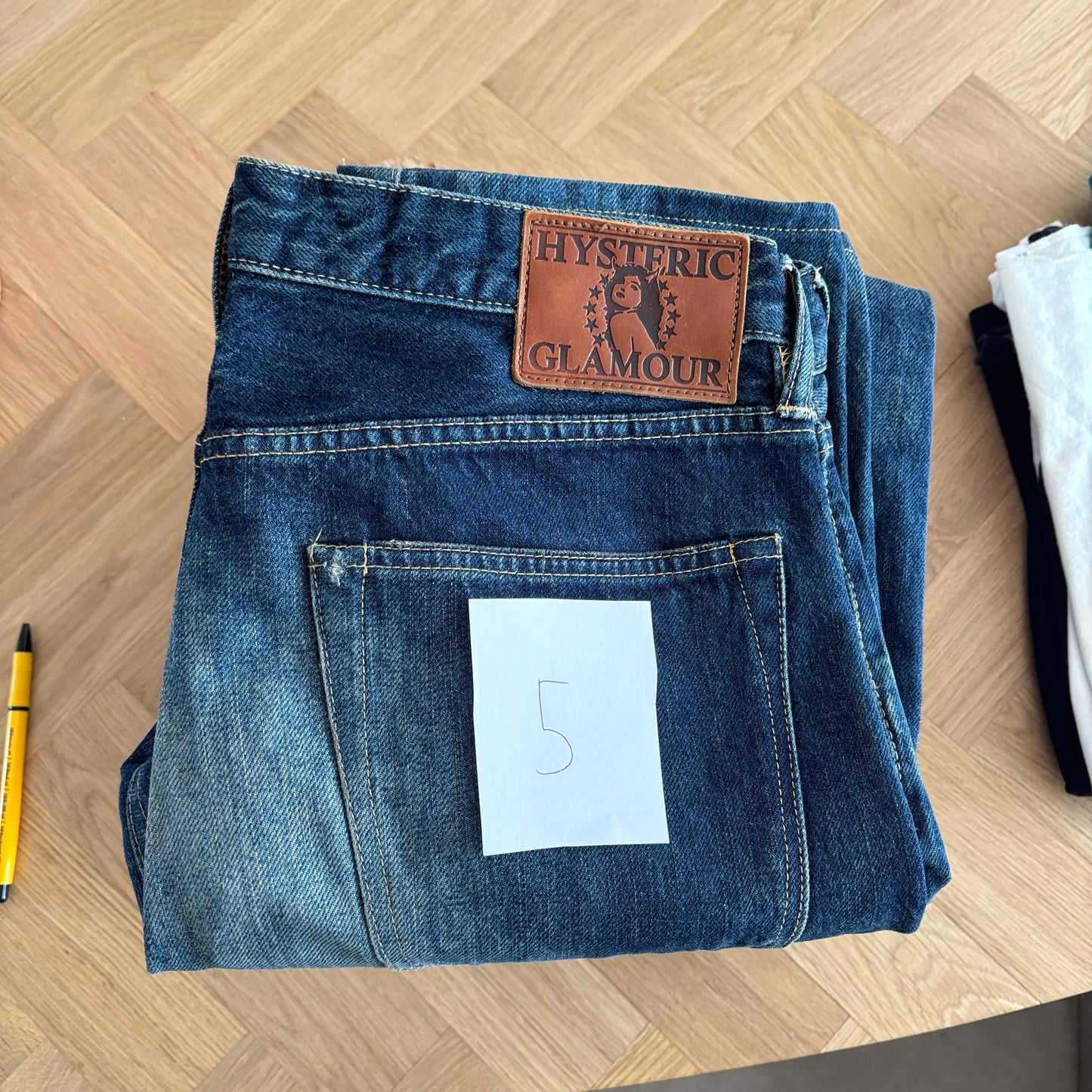 HYSTERIC GLAMOUR STUDDED SELVEDGE DENIM #5 [W30]