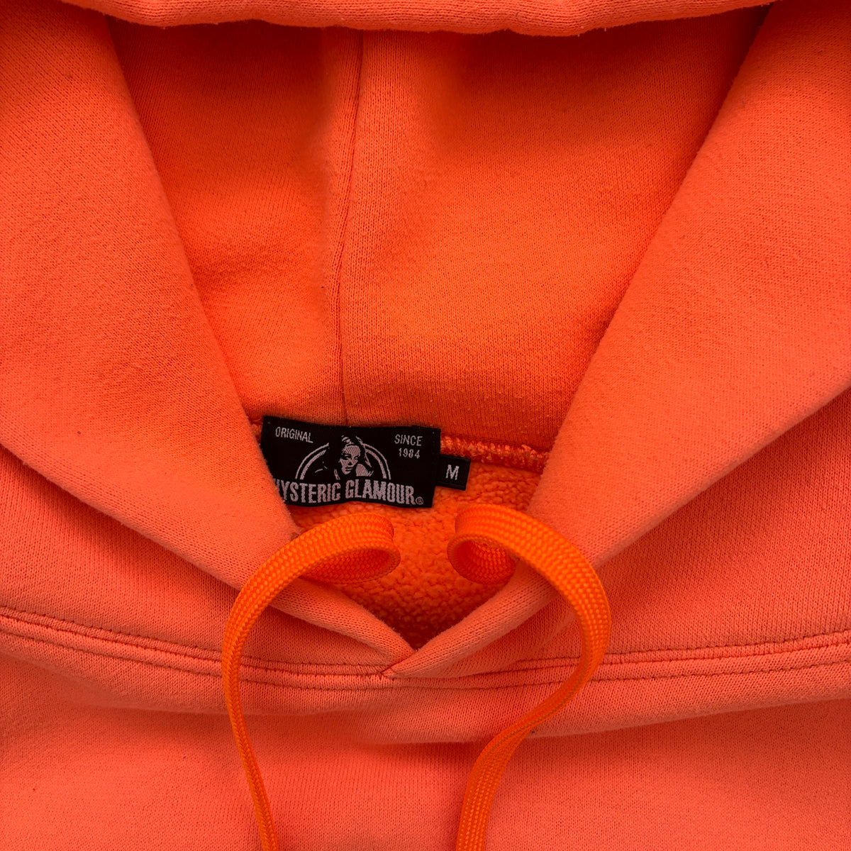 HYSTERIC GLAMOUR LOGO HOODIE ORANGE [M]