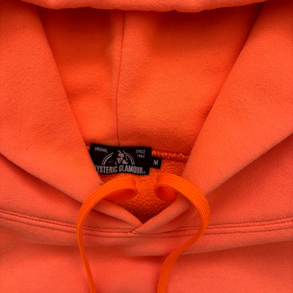 HYSTERIC GLAMOUR LOGO HOODIE ORANGE [M]