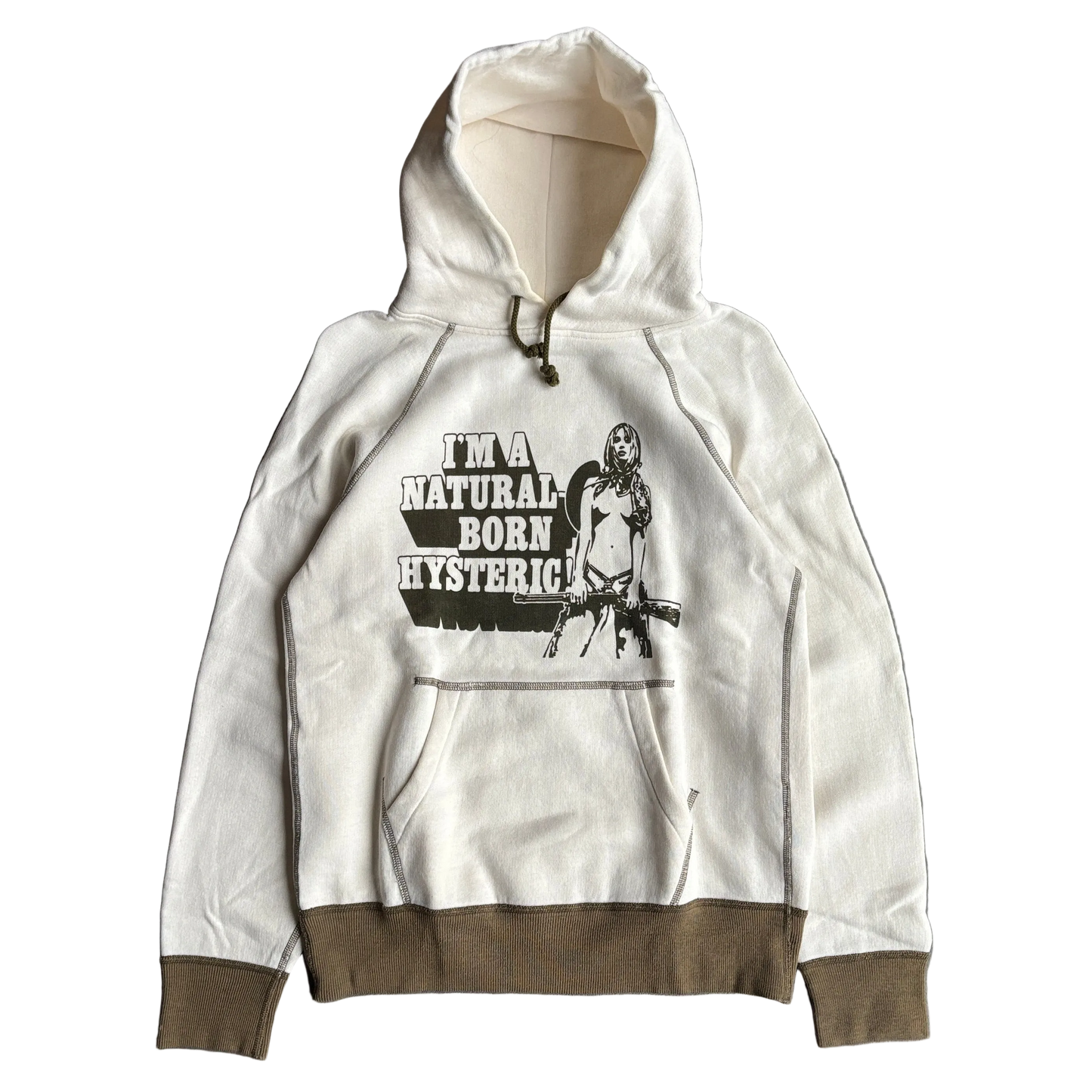 90S HYSTERIC GLAMOUR NATURAL BORN HYSTERIC HOODIE [S]
