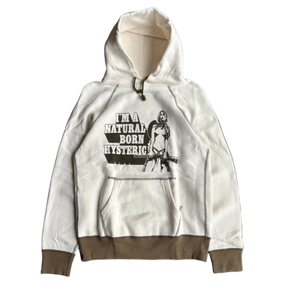 90S HYSTERIC GLAMOUR NATURAL BORN HYSTERIC HOODIE [S]