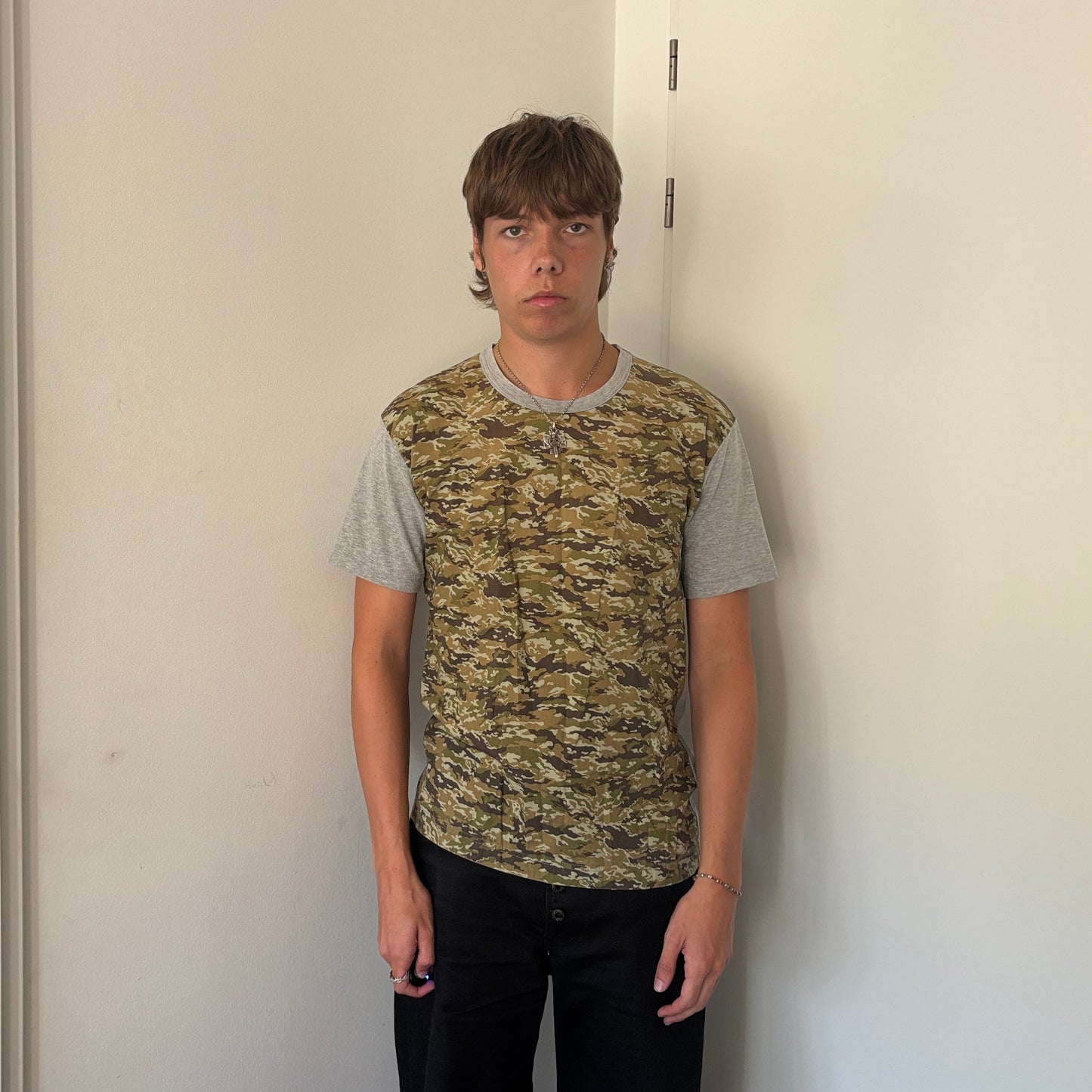 COMME DES GARCONS HOMME DEUX CAMO TEE [M]
