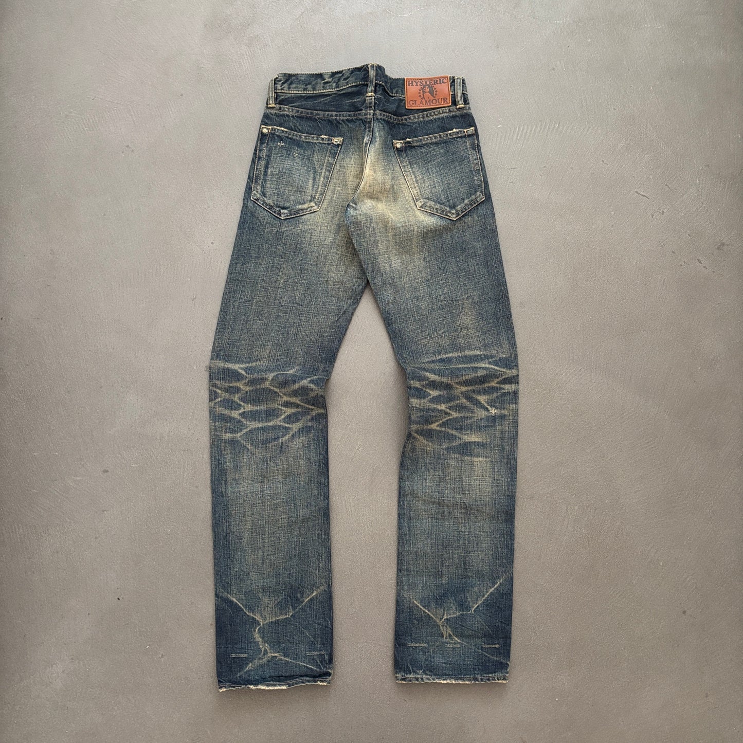 HYSTERIC GLAMOUR FADED STUDDED DENIM [W28]
