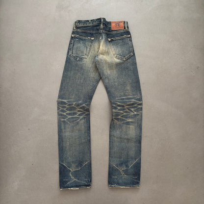 HYSTERIC GLAMOUR FADED STUDDED DENIM [W28]