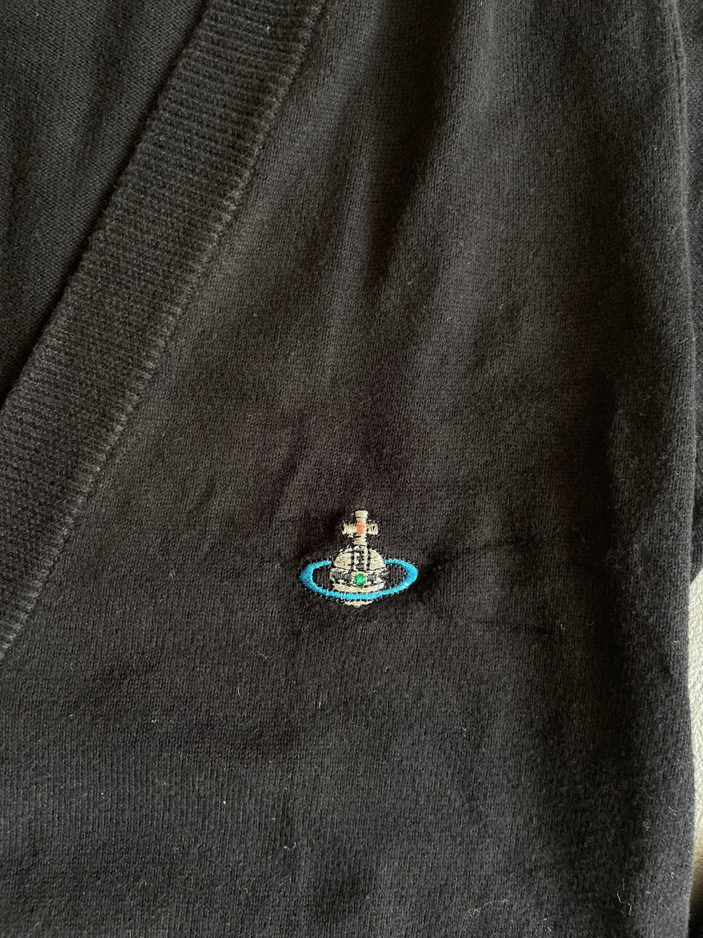 VIVIENNE WESTWOOD NAVY CARDIGAN [M]