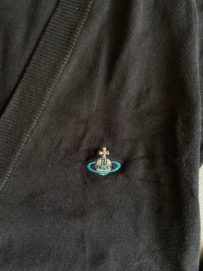 VIVIENNE WESTWOOD NAVY CARDIGAN [M]