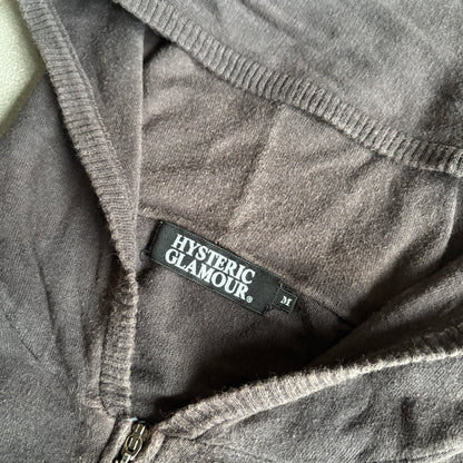 HYSTERIC GLAMOUR SATURDAY NIGHT ZIP-HOODIE [S]