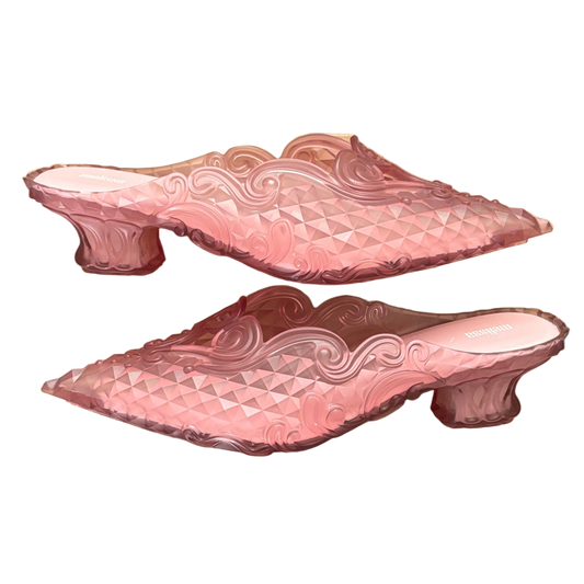Y/PROJECT X MELISSA COURT SHOE MULES PINK [NEW]