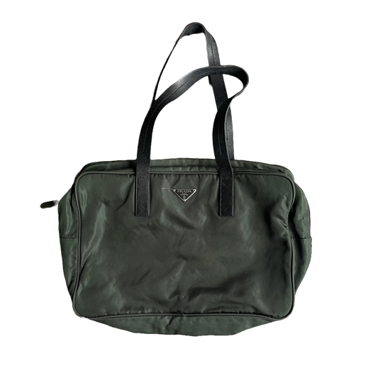 SAC À MAIN PRADA NYLON VERT