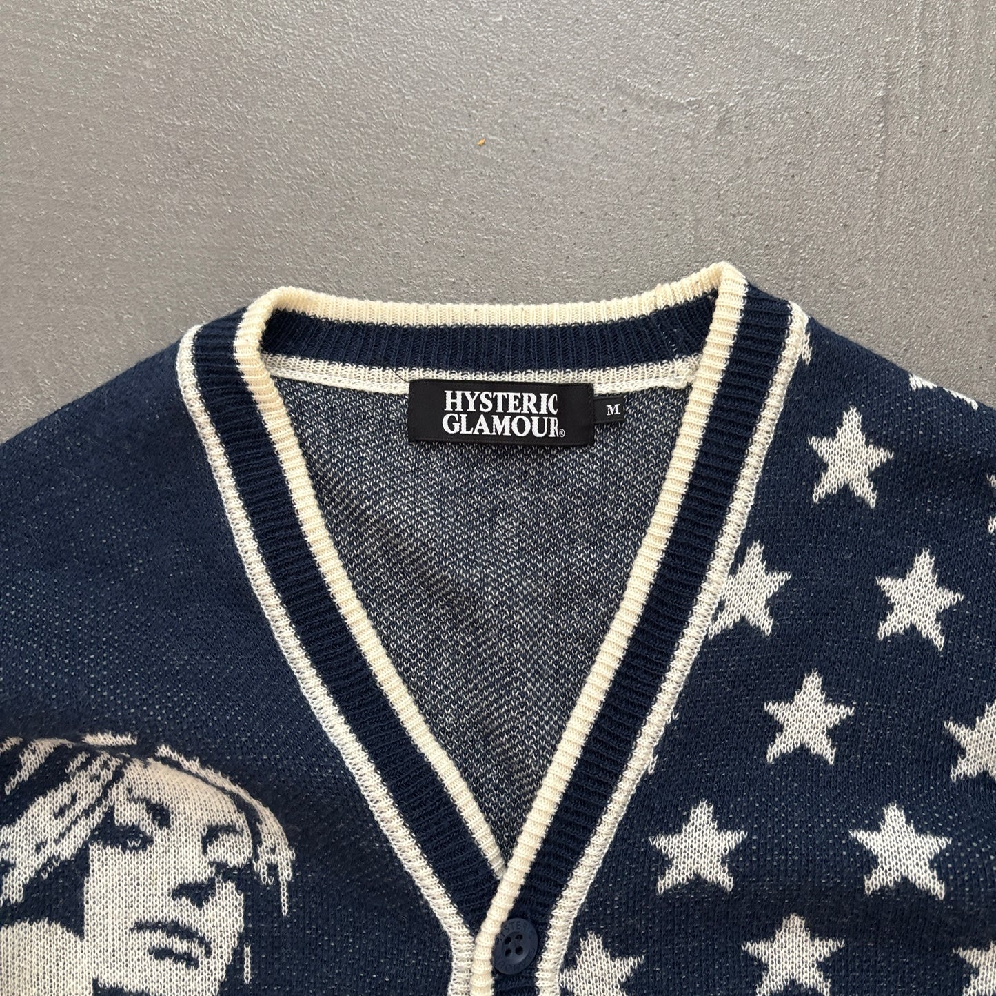 HYSTERIC GLAMOUR USA CARDIGAN [M]