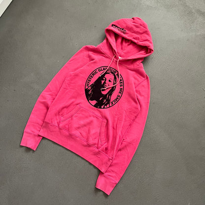 HYSTERIC GLAMOUR MAKES ME SMILE HOODIE PINK [S]