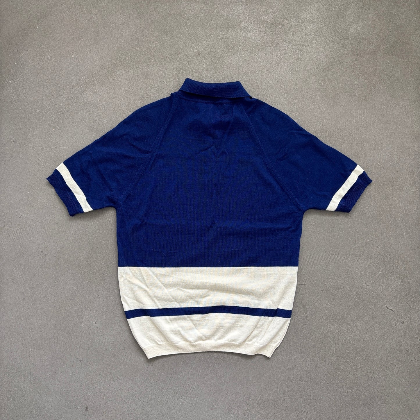RAF SIMONS X FRED PERRY WOOL POLO BLUE [M]