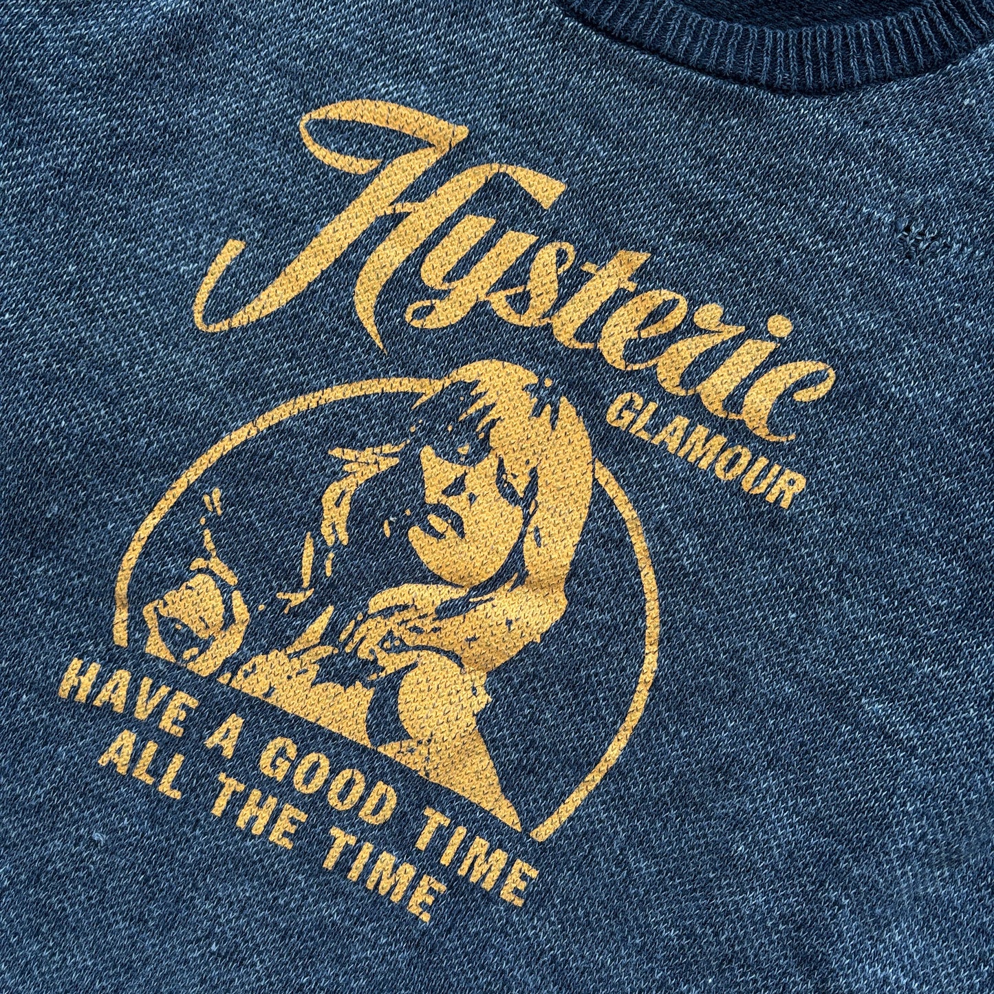 HYSTERIC GLAMOUR HAVE A GOOD TIME KNIT [S]