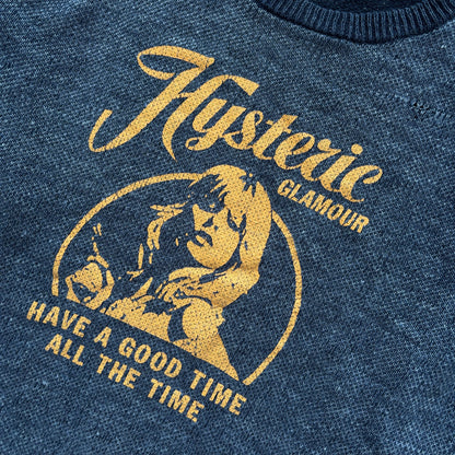 HYSTERIC GLAMOUR HAVE A GOOD TIME KNIT [S]