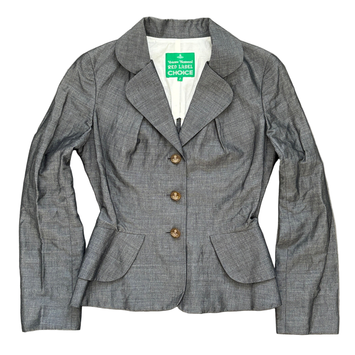 VIVIENNE WESTWOOD SUIT JACKET GREY [M]