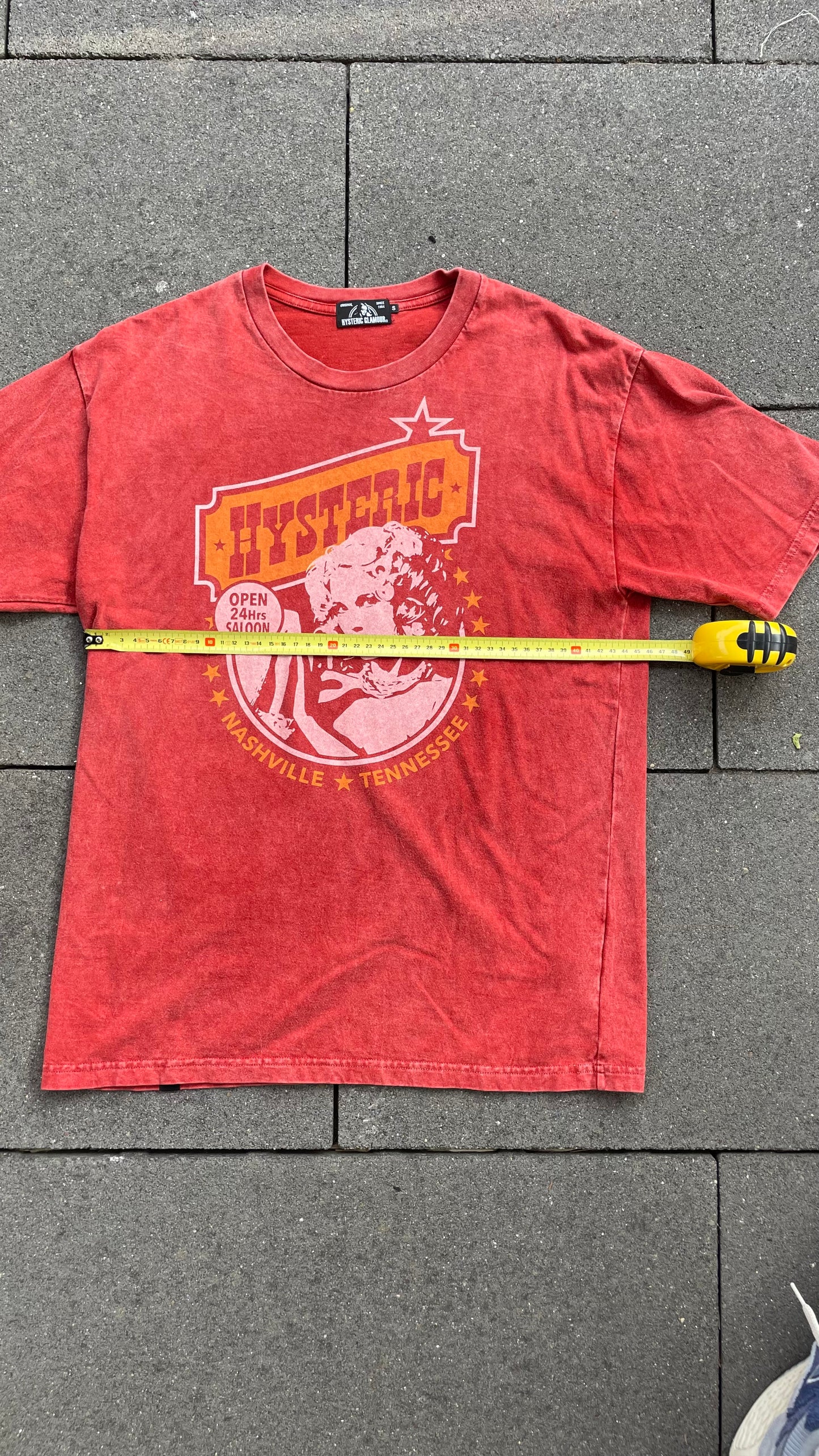 T-SHIRT HYSTERIC GLAMOUR ROUGE [M]