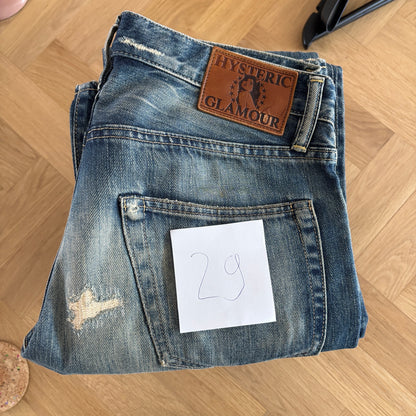 HYSTERIC GLAMOUR INSANE STUDDED SELVEDGE DENIM #29 [W28]