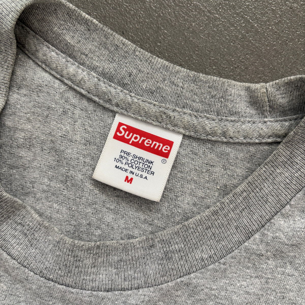 FW19 SUPREME LEVITATION TEE GREY [M]