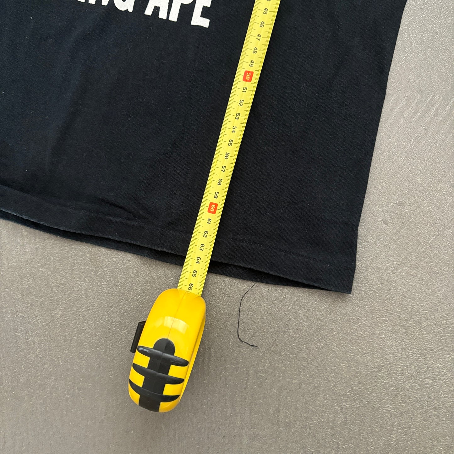 BAPE PURPLE CAMO LOGO TEE BLACK [S]