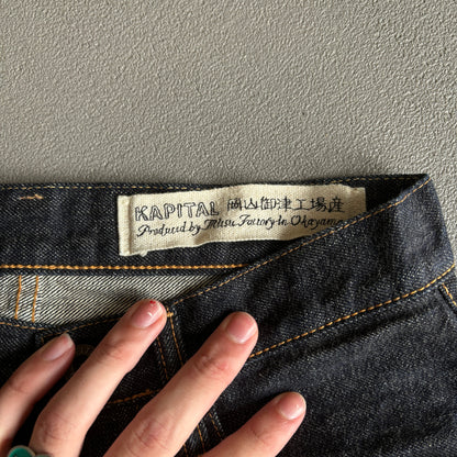 KAPITAL INDIGO SELVEDGE DENIM [W27]