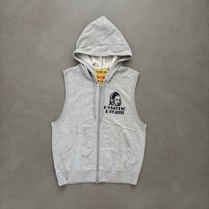 HYSTERIC GLAMOUR SLEEVELESS HOODIE GREY [S]