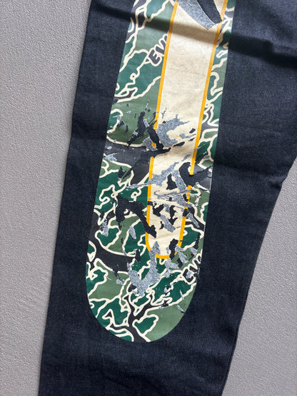 EVISU CRACKED DIACOCK JEANS [W30]