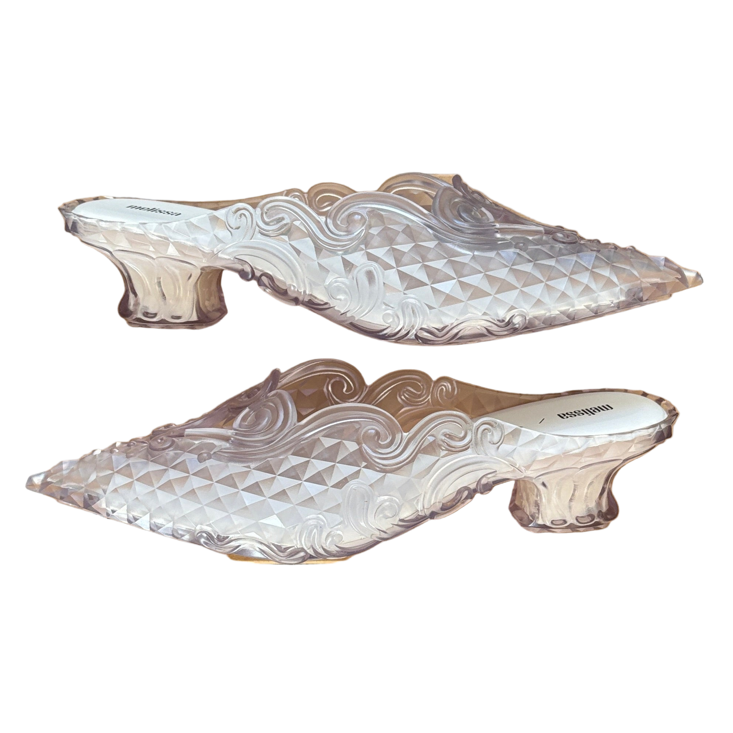 Y/PROJECT X MELISSA COURT SHOE MULES WHITE [NEW]
