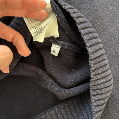 2010S STONE ISLAND ZIP-SWEATER NAVY [L]