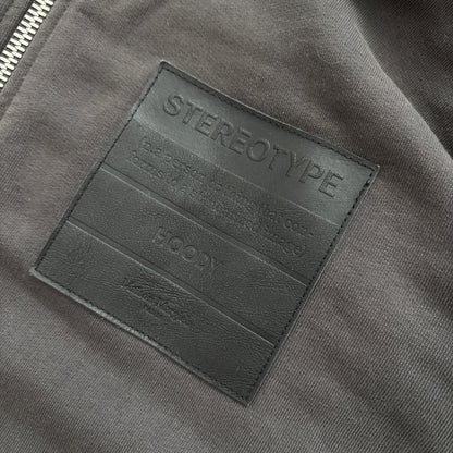 MAISON MARGIELA STEREOTYPE ZIP-UP HOODIE GREY [M]