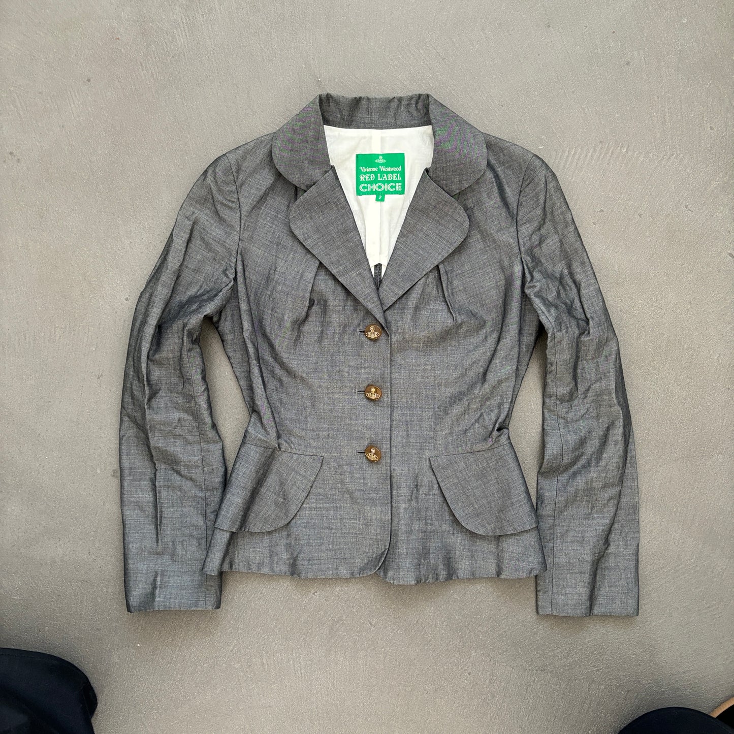 VIVIENNE WESTWOOD SUIT JACKET GREY [M]