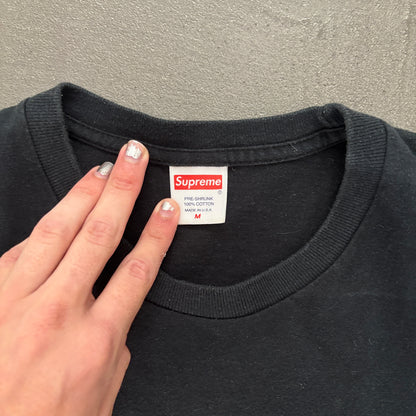 SS18 SUPREME CHART TEE BLACK [M]