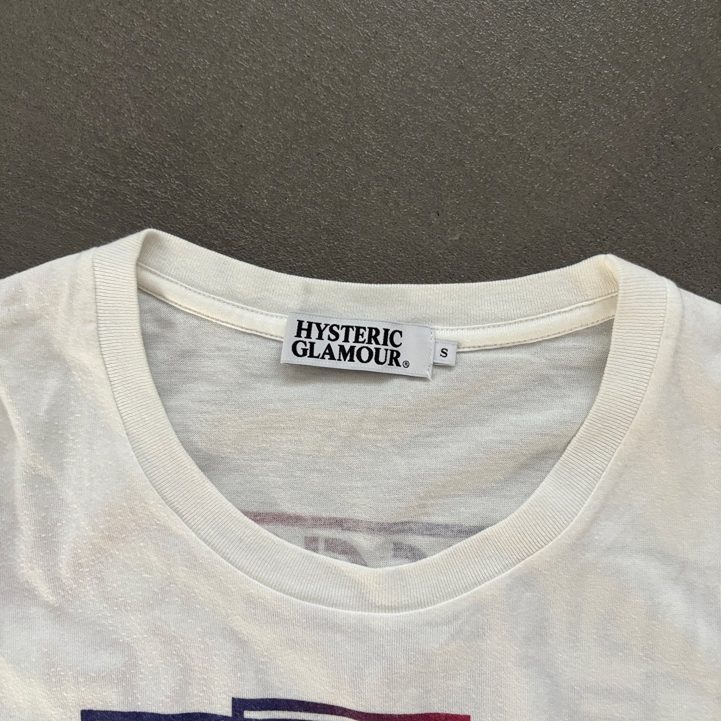 HYSTERIC GLAMOUR CINEROTIC TEE WHITE [S]