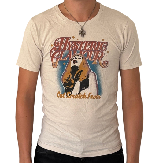 HYSTERIC GLAMOUR CAT SCRATCH FEVER TEE [S]